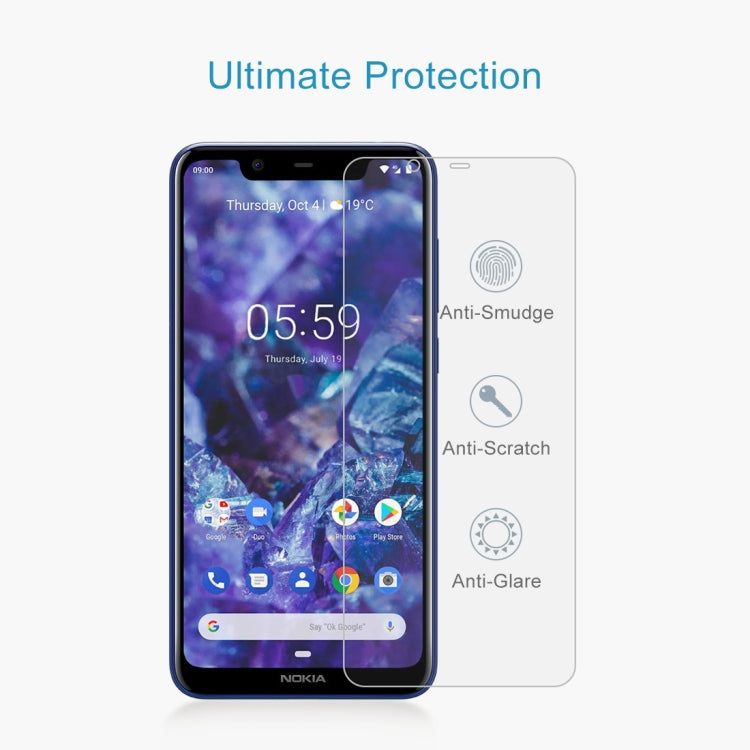 0.26mm 9H 2.5D Tempered Glass Film for Nokia 5.1 Plus (Nokia X5)