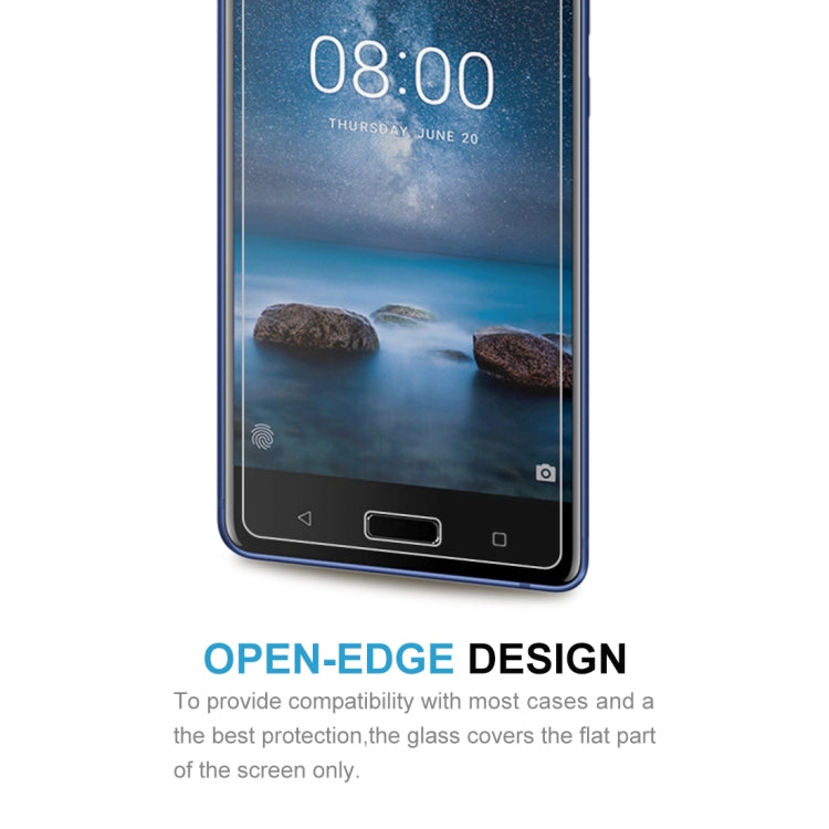 0.26mm 9H 2.5D Tempered Glass Film for Nokia 8