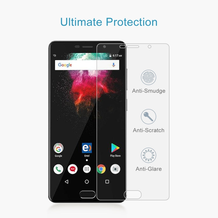 50 PCS 0.26mm 9H 2.5D Tempered Glass Film for Own Smart 8, No Retail Package