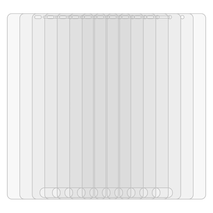 10 PCS 0.26mm 9H 2.5D Tempered Glass Film for Own Smart 8