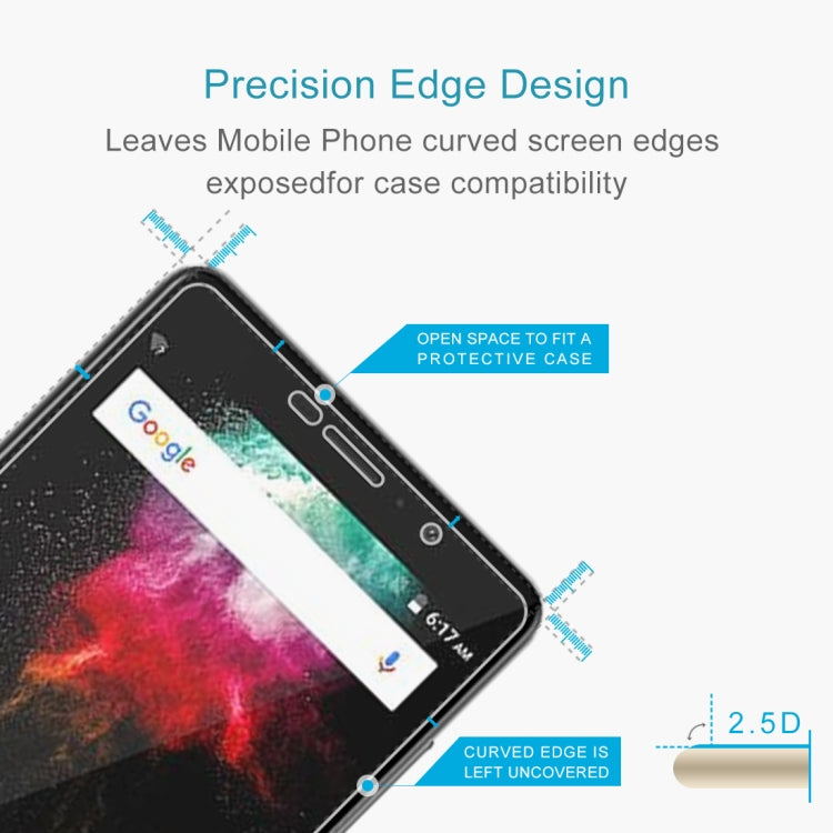 0.26mm 9H 2.5D Tempered Glass Film for Own Smart 8