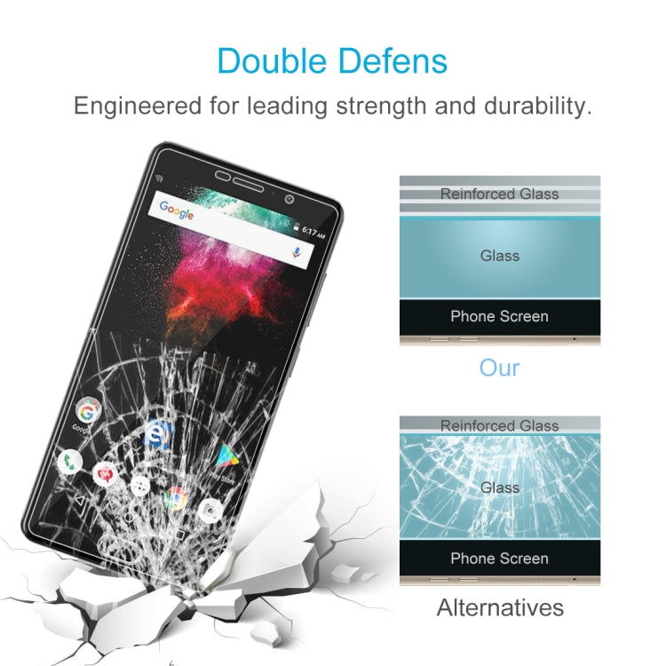 0.26mm 9H 2.5D Tempered Glass Film for Own Smart 8