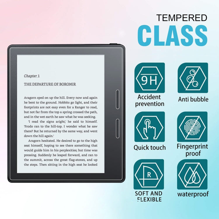 9H 2.5D Explosion-proof Tempered Glass Film for Amazon Kindle Oasis 2019