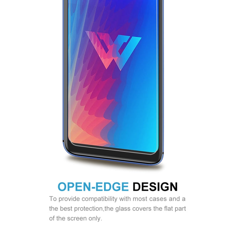 50 PCS 0.26mm 9H 2.5D Tempered Glass Film for LG W30, No Retail Package