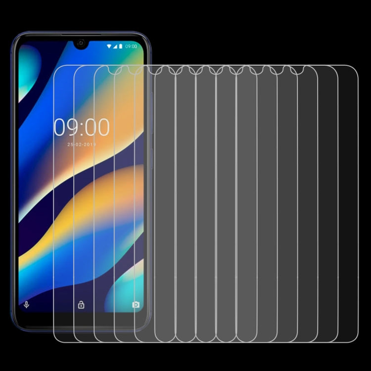 10 PCS 0.26mm 9H 2.5D Tempered Glass Film for Wiko View3 Lite