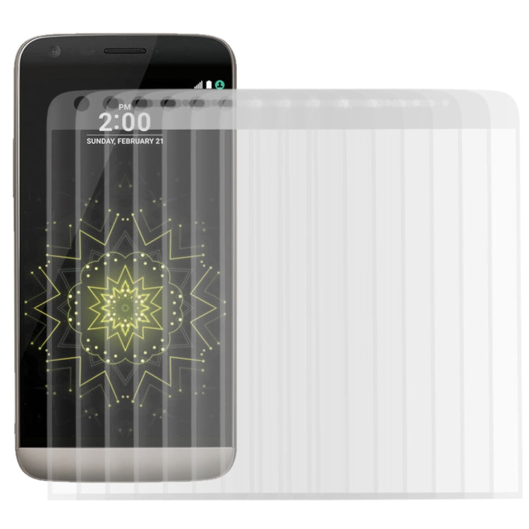 25 PCS For LG G5 0.26mm 9H Surface Hardness 3D Curved Explosion-proof Colorized Silk-screen Tempered Glass Full Screen Film