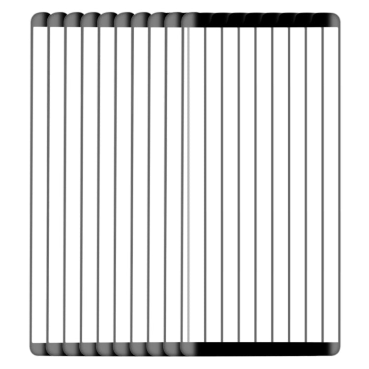 25 PCS Full Glue 3D Curved Silk-screen Non-full Screen Tempered Glass Screen Protector with Fully Adhesive For Galaxy Note 8(Black)