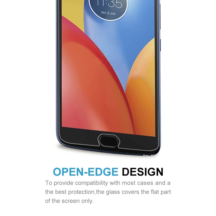 100 PCS for Motorola Moto E4 0.3mm 9H Surface Hardness 2.5D Explosion-proof Tempered Glass Non-full Screen Film