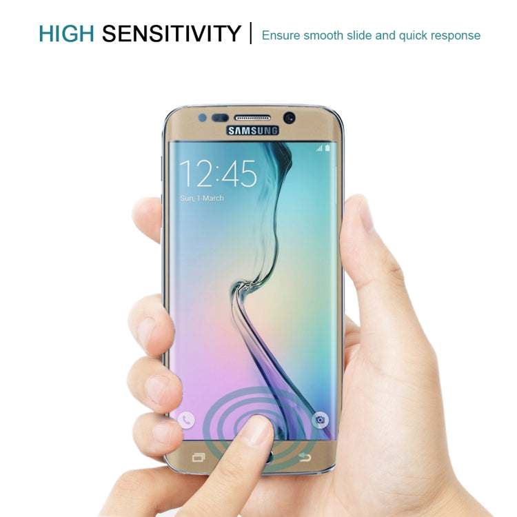 25 PCS For Galaxy S6 Edge 0.2mm 9H Surface Hardness 3D Curved Surface Full Screen Cover Explosion-proof Tempered Glass Film