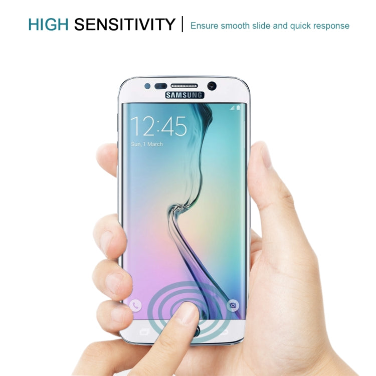 25 PCS For Galaxy S6 Edge Plus / G928 0.3mm 9H Surface Hardness 3D Curved Surface Full Screen Cover Explosion-proof Tempered Glass Film