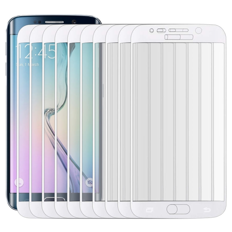 25 PCS For Galaxy S6 Edge Plus / G928 0.3mm 9H Surface Hardness 3D Curved Surface Full Screen Cover Explosion-proof Tempered Glass Film