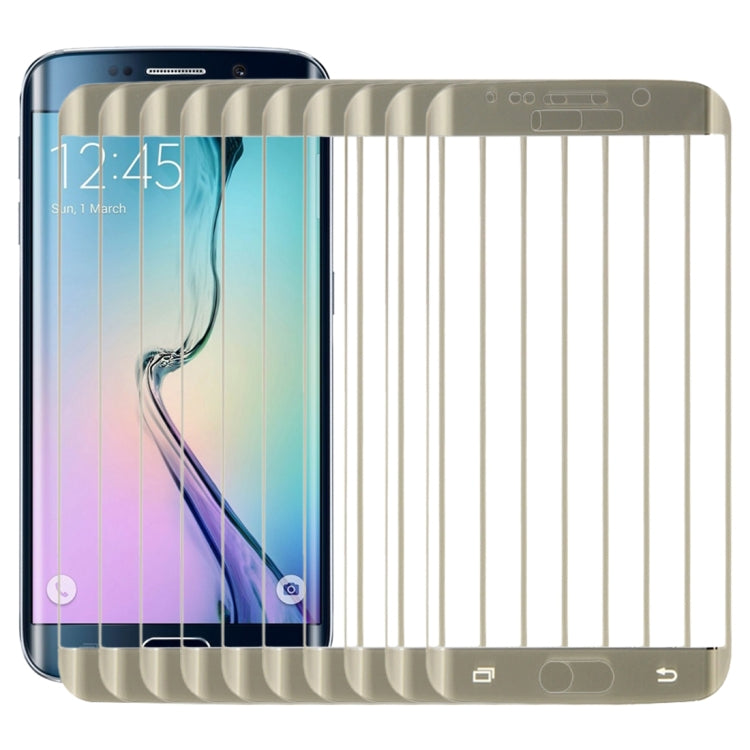 25 PCS For Galaxy S6 Edge Plus / G928 0.3mm 9H Surface Hardness 3D Explosion-proof Colorized Electroplating Tempered Glass Full Screen Film