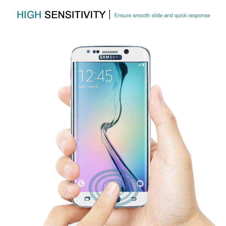 25 PCS For Galaxy S6 Edge Plus / G928 0.3mm 9H Surface Hardness 3D Explosion-proof Colorized Electroplating Tempered Glass Full Screen Film