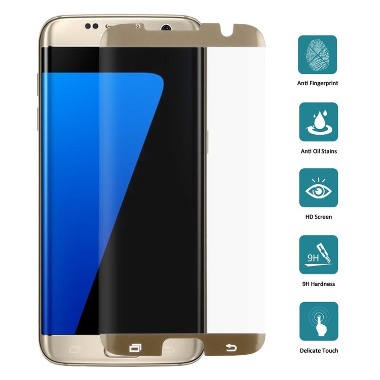 25 PCS For Galaxy S7 Edge / G935 0.26mm 9H Surface Hardness Curved Surface Non-full Screen Tempered Glass Film