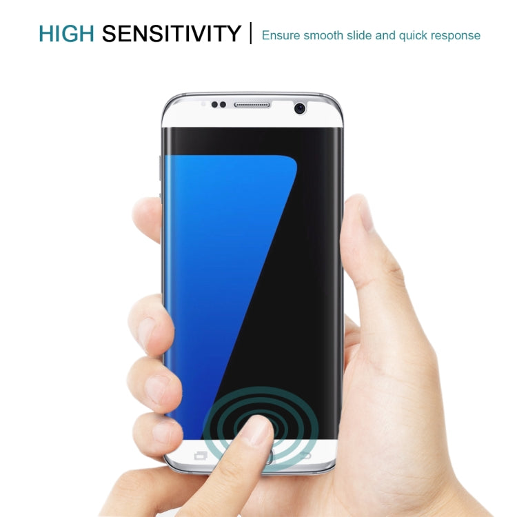 25 PCS For Galaxy S7 Edge / G935 0.26mm 9H Surface Hardness Curved Surface Non-full Screen Tempered Glass Film