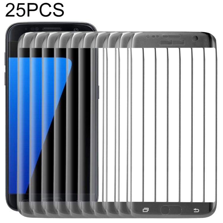 25 PCS For Galaxy S7 Edge / G935 0.26mm 9H Surface Hardness Explosion-proof Colorized Electroplating Tempered Glass Full Screen Film