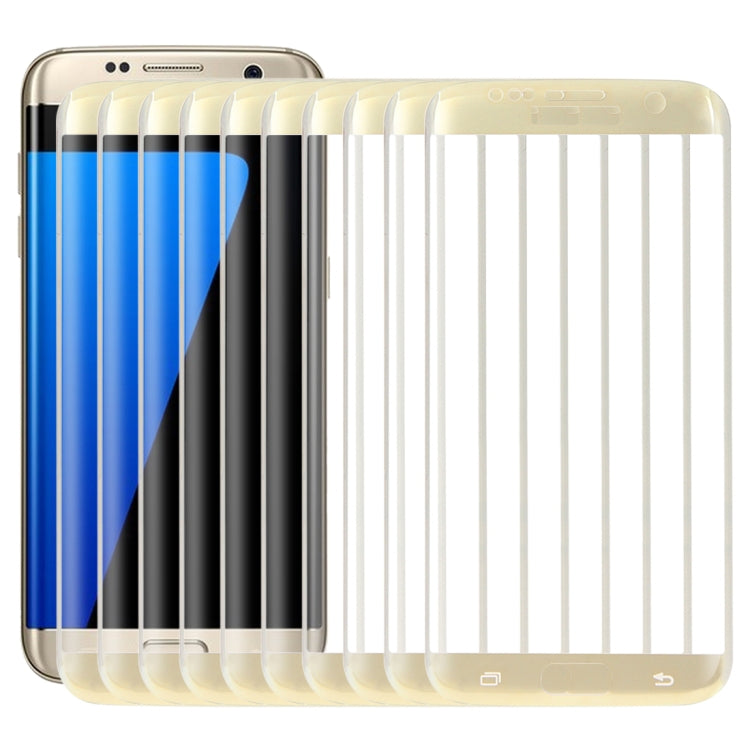 25 PCS For Galaxy S7 Edge / G935 0.26mm 9H Surface Hardness Explosion-proof Colorized Electroplating Tempered Glass Full Screen Film