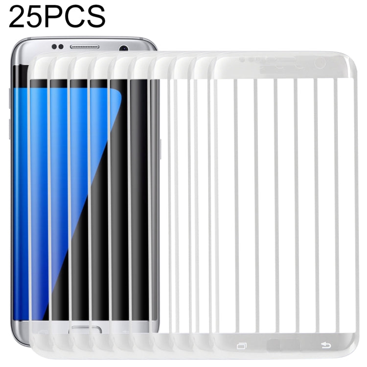 25 PCS For Galaxy S7 Edge / G935 0.26mm 9H Surface Hardness Explosion-proof Colorized Electroplating Tempered Glass Full Screen Film