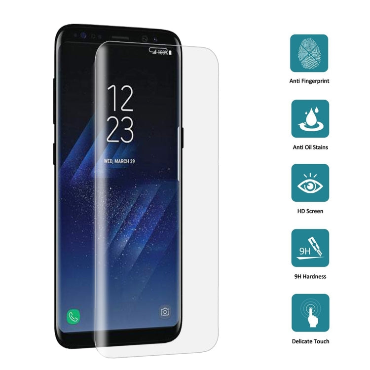 25 PCS For Galaxy S8 Full Screen Tempered Glass Screen Protector (Transparent)