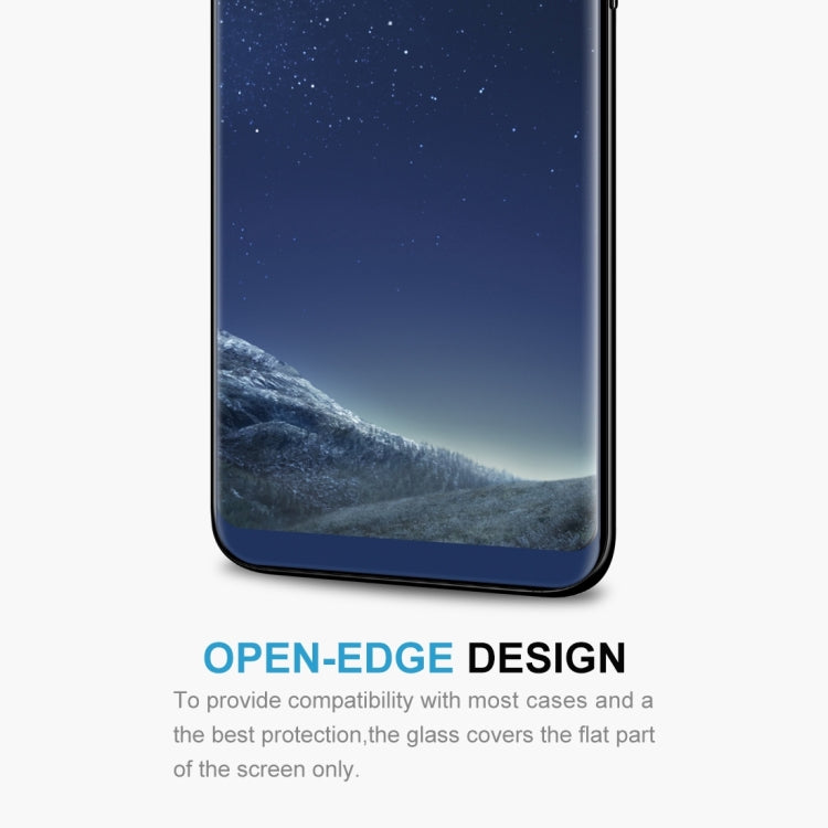 25 PCS For Galaxy S8 Plus / G955 0.26mm 9H Surface Hardness 3D Explosion-proof Non-full Edge Glue Screen Curved Case Friendly Tempered Glass Film