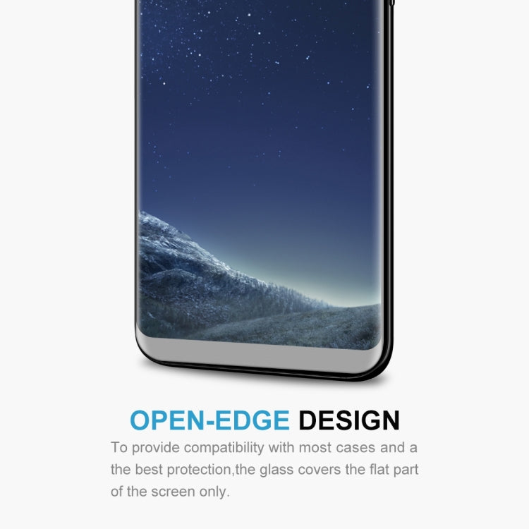 25 PCS For Galaxy S8 Plus / G955 0.26mm 9H Surface Hardness 3D Explosion-proof Non-full Edge Glue Screen Curved Case Friendly Tempered Glass Film