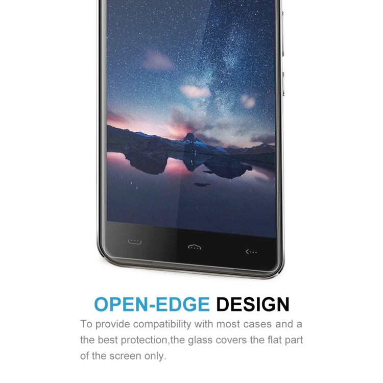 10 PCS for  HOMTOM HT37 0.26mm 9H Surface Hardness Explosion-proof Non-full Screen Tempered Glass Screen Film