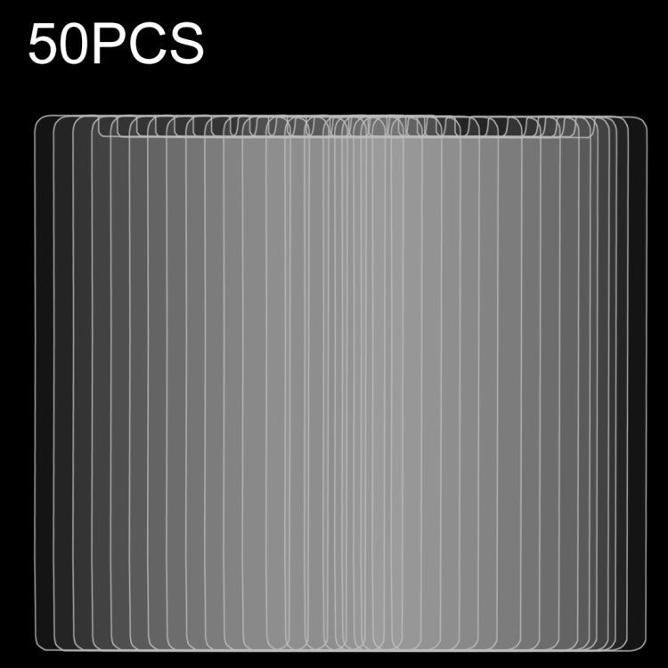50 PCS for  HOMTOM HT37 0.26mm 9H Surface Hardness Explosion-proof Non-full Screen Tempered Glass Screen Film, No Retail Package