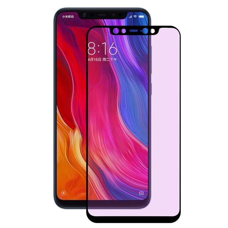 Ultra Thin 9H 3D Anti Blue-ray Full Screen Carbon Fiber Tempered Glass Film for Xiaomi Mi 8