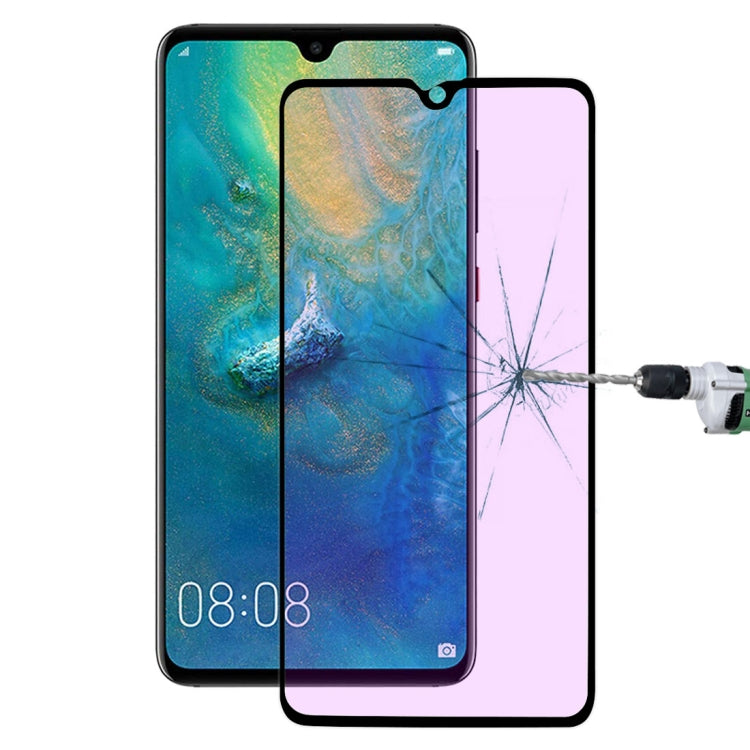 Ultra Thin 9H 3D Anti Blue-ray Full Screen Carbon Fiber Tempered Glass Film for Huawei Mate 20