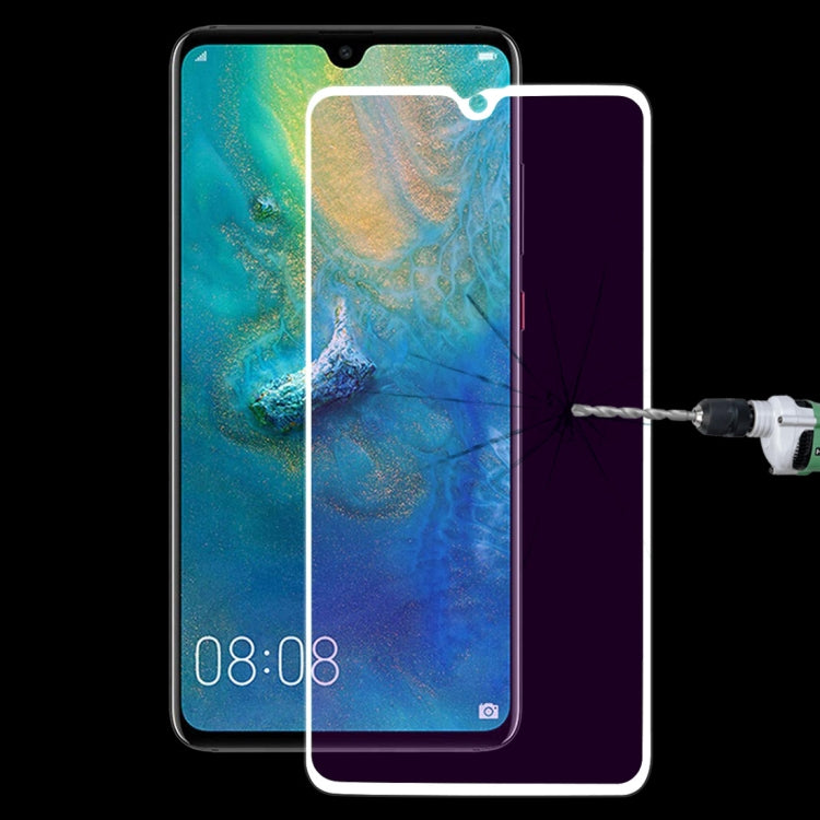 Ultra Thin 9H 3D Anti Blue-ray Full Screen Carbon Fiber Tempered Glass Film for Huawei Mate 20