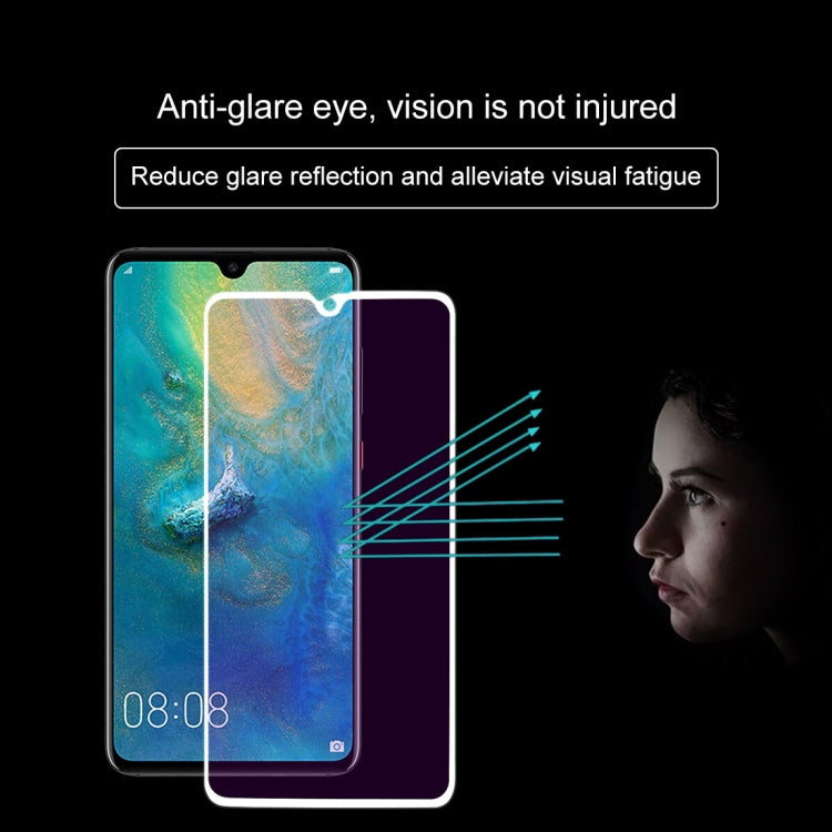 Ultra Thin 9H 3D Anti Blue-ray Full Screen Carbon Fiber Tempered Glass Film for Huawei Mate 20