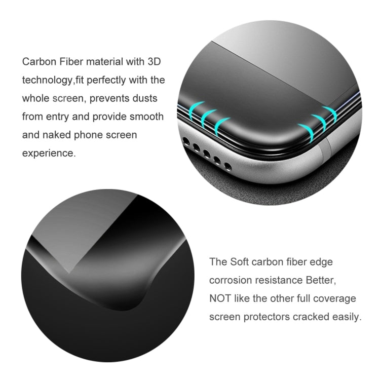 Ultra Thin 9H 3D Anti Blue-ray Full Screen Carbon Fiber Tempered Glass Film for Huawei Mate 20