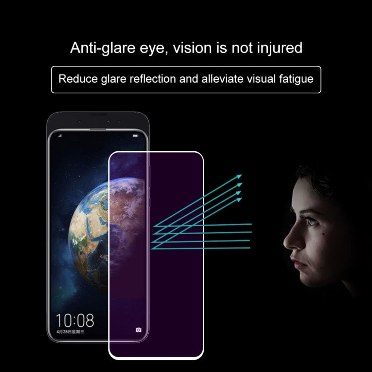 Ultra Thin 9H 3D Anti Blue-ray Full Screen Carbon Fiber Tempered Glass Film for Huawei Honor Magic 2