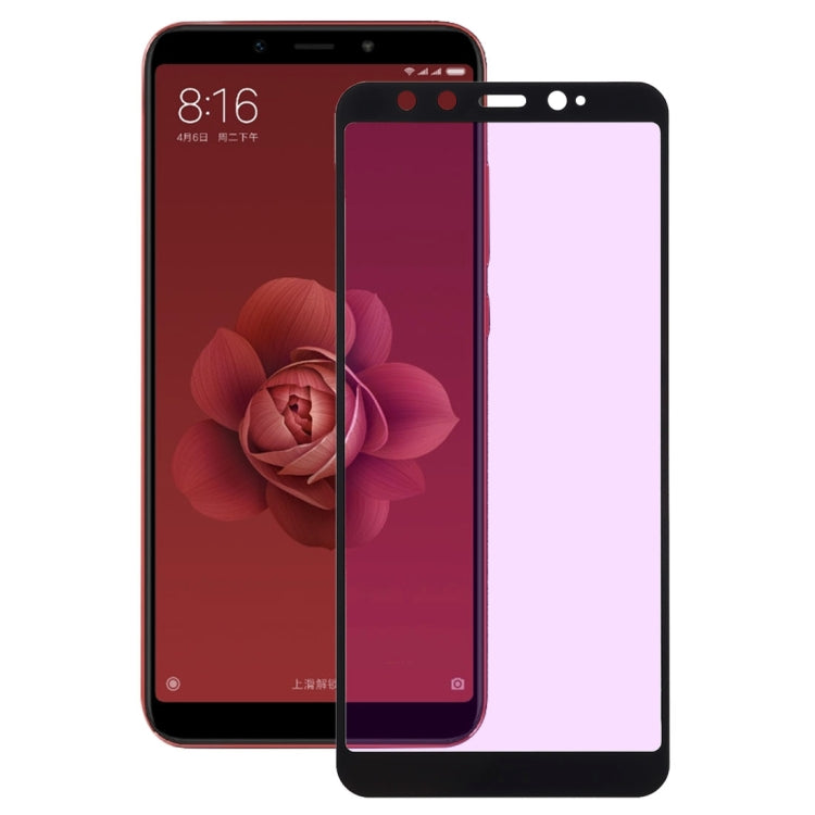 Ultra Thin 9H 3D Anti Blue-ray Full Screen Carbon Fiber Tempered Glass Film for Xiaomi Mi 6X / A2