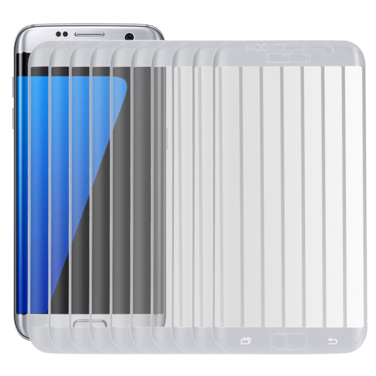 25 PCS For Galaxy S7 Edge / G935 0.26mm 9H Surface Hardness 3D Explosion-proof Colorized Silk-screen Tempered Glass Full Screen Film