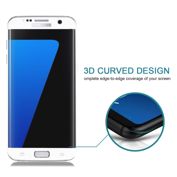 25 PCS For Galaxy S7 Edge / G935 0.26mm 9H Surface Hardness 3D Explosion-proof Colorized Silk-screen Tempered Glass Full Screen Film