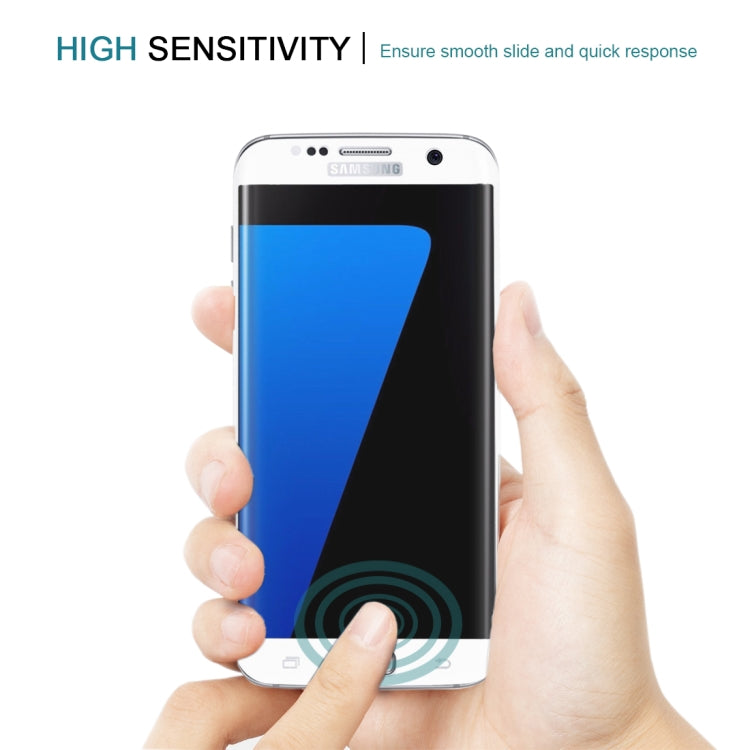 25 PCS For Galaxy S7 Edge / G935 0.26mm 9H Surface Hardness 3D Explosion-proof Colorized Silk-screen Tempered Glass Full Screen Film
