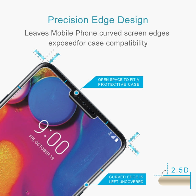 0.26mm 9H 2.5D Explosion-proof Tempered Glass Film for LG V40