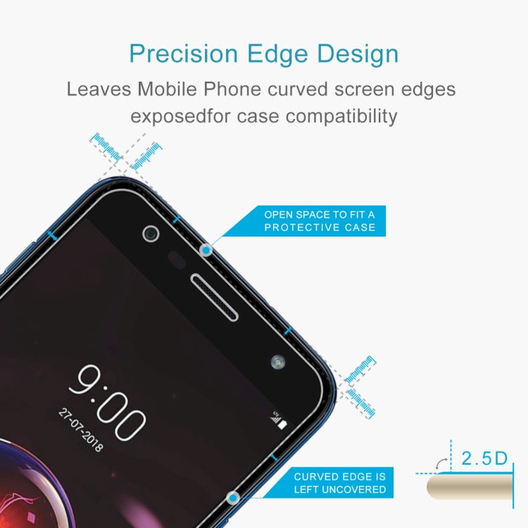 0.26mm 9H 2.5D Explosion-proof Tempered Glass Film for LG X power3