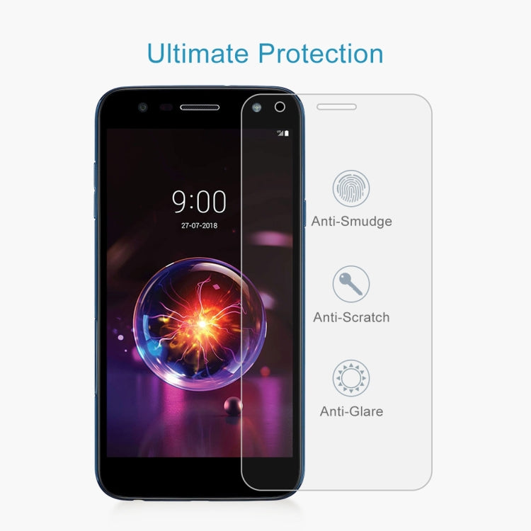 0.26mm 9H 2.5D Explosion-proof Tempered Glass Film for LG X power3