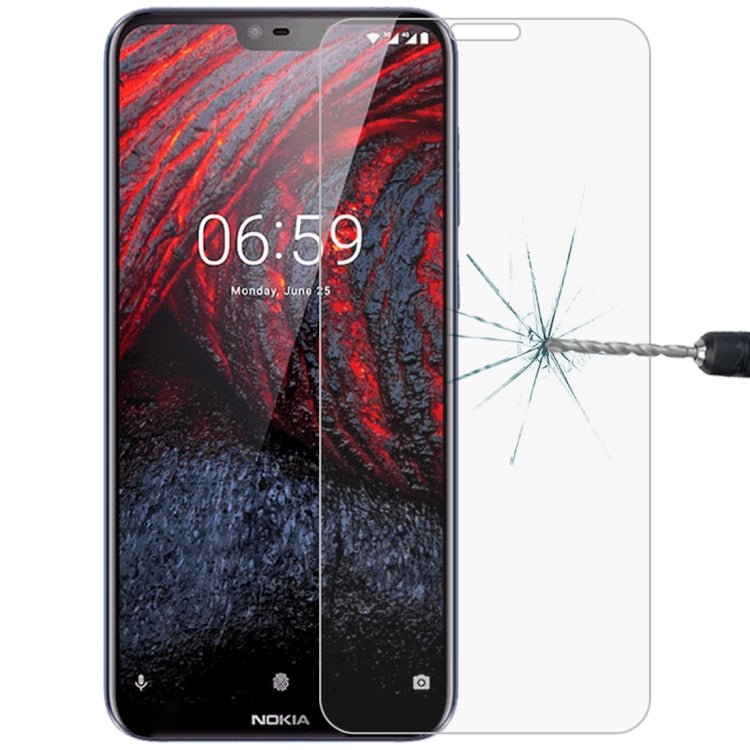 0.26mm 9H 2.5D Explosion-proof Tempered Glass Film for Nokia 6.1 Plus