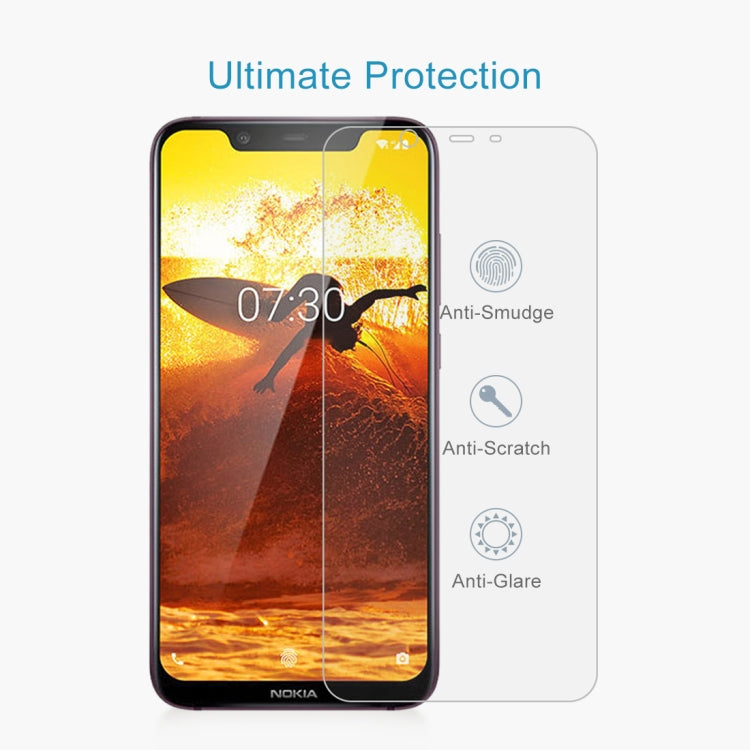 0.26mm 9H 2.5D Explosion-proof Tempered Glass Film for Nokia 8.1