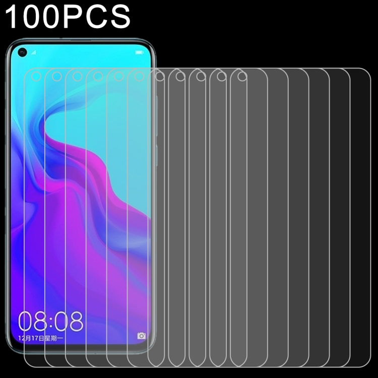 100 PCS 0.26mm 9H 2.5D Explosion-proof Tempered Glass Film for Huawei Nova 4