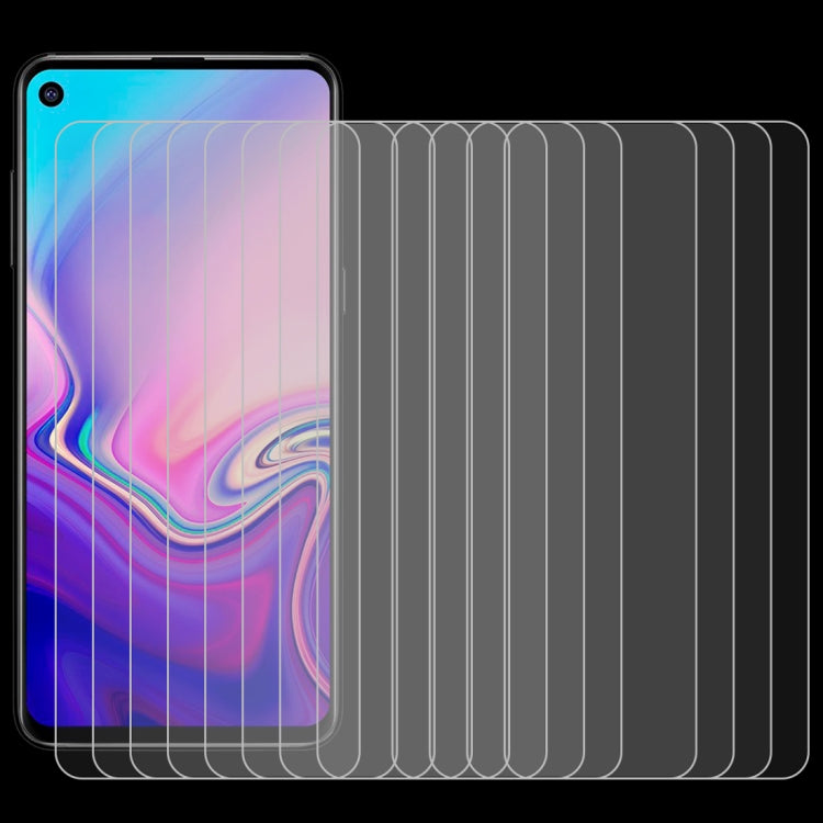 100 PCS 0.26mm 9H 2.5D Explosion-proof Tempered Glass Film for Galaxy A8s
