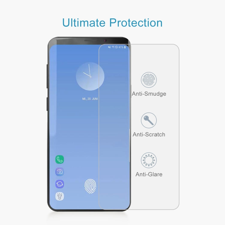 10 PCS 0.26mm 9H 2.5D Explosion-proof Tempered Glass Film for Galaxy S10+,Screen Fingerprint Unlocking is Not Supported