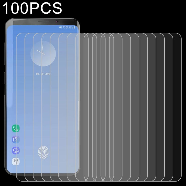 100 PCS 0.26mm 9H 2.5D Explosion-proof Tempered Glass Film for Galaxy S10+,Screen Fingerprint Unlocking is Not Supported