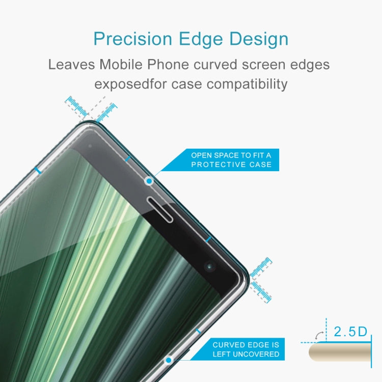 100 PCS 0.26mm 9H 2.5D Explosion-proof Tempered Glass Film for Sony Xperia XZ4  & Xperia 1