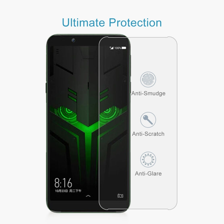 100 PCS 0.26mm 9H 2.5D Explosion-proof Tempered Glass Film for Xiaomi Black Shark Helo