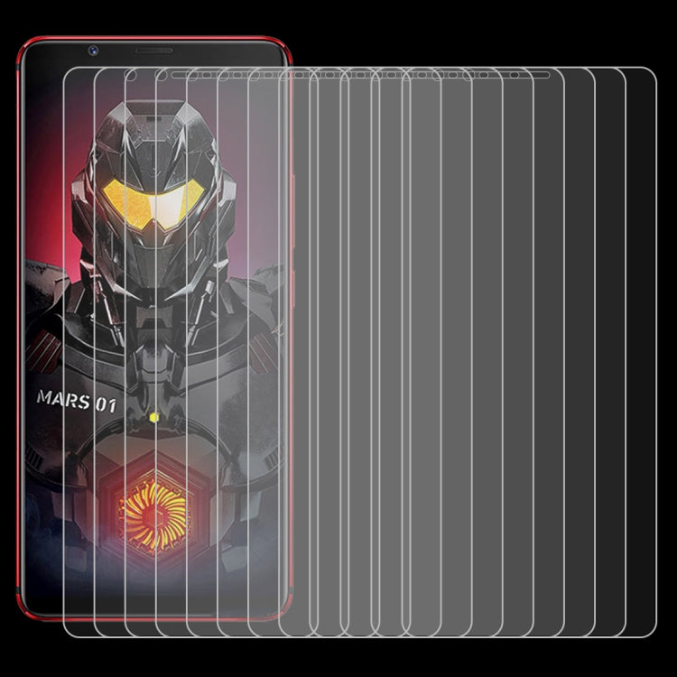 100 PCS 0.26mm 9H 2.5D Explosion-proof Tempered Glass Film for ZTE Nubia Red Magic MARS