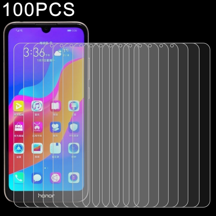 100 PCS 0.26mm 9H 2.5D Explosion-proof Tempered Glass Film for Huawei Honor Play 8A